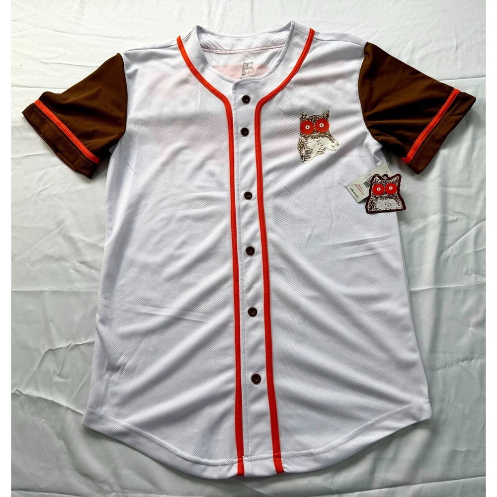 Hooters, Hooters Makes You Happy Baseball Jersey Shirt Unisex Size Small NEW Tag